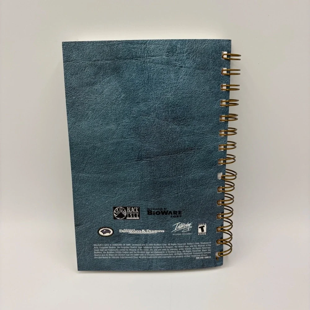 Baldurs Gate II Shadows‎ of Amn PC Game Manual ONLY Forgotten Realms Bioware